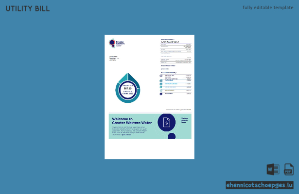 Beispielrechnung für das Wasserversorgungsunternehmen Greater Western Water in Australien (Vorschau)